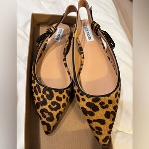 Steve Madden leopard flats